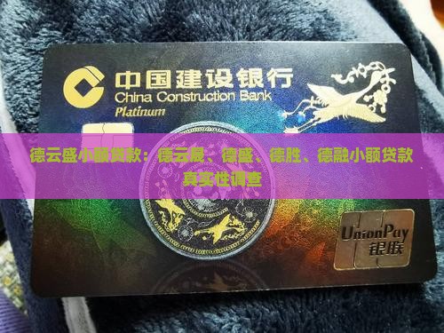 德云盛小额贷款：德云晟、德盛、德胜、德融小额贷款真实性调查