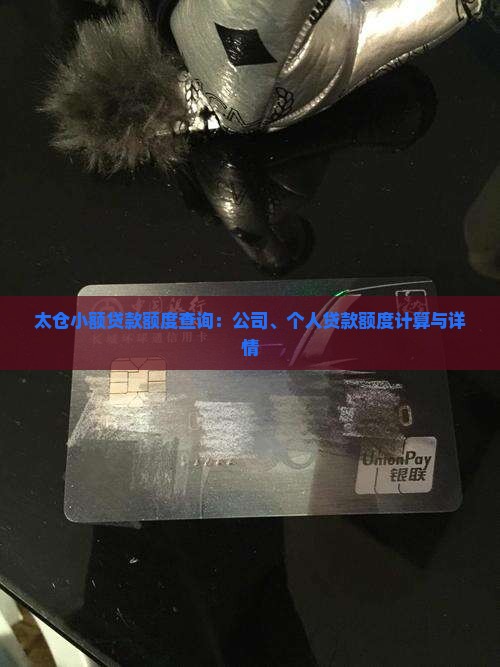 太仓小额贷款额度查询：公司、个人贷款额度计算与详情