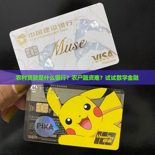 农村贷款是什么银行？农户融资难？试试数字金融