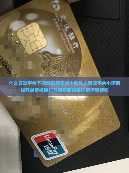 什么贷款平台下款额度缚正规小额私人借款平台小满借钱容易审核通过直接到账联系征信信息借钱