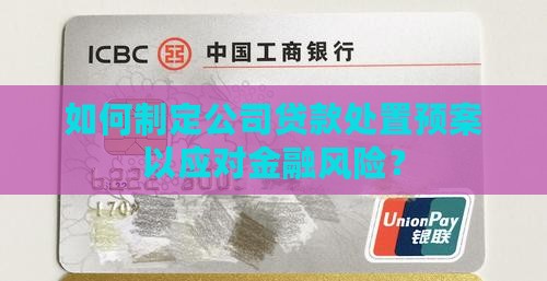 如何制定公司贷款处置预案以应对金融风险？