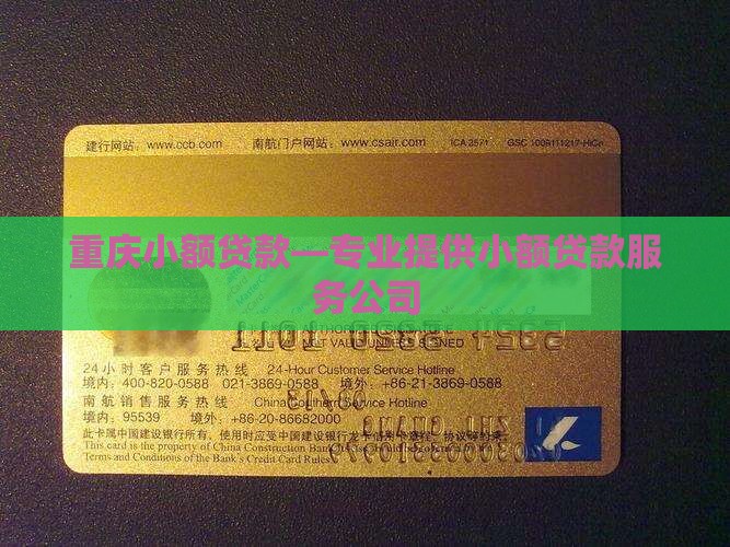 重庆小额贷款—专业提供小额贷款服务公司