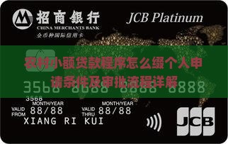 农村小额贷款程序怎么缀个人申请条件及审批流程详解