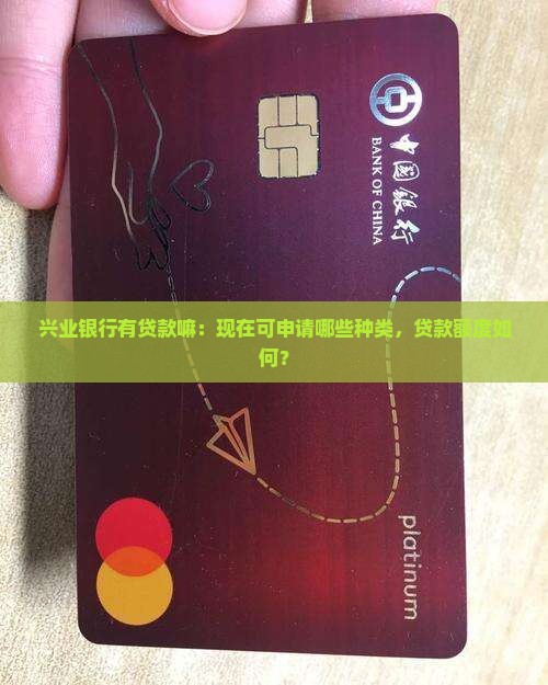 兴业银行有贷款嘛：现在可申请哪些种类，贷款额度如何？