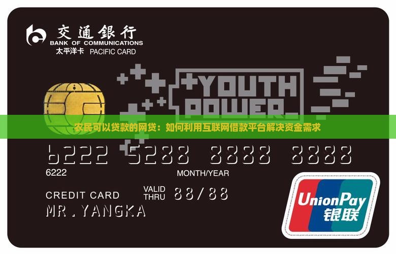 农民可以贷款的网贷：如何利用互联网借款平台解决资金需求