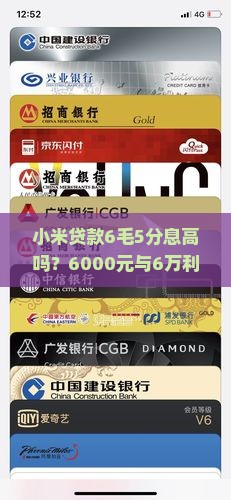 小米贷款6毛5分息高吗