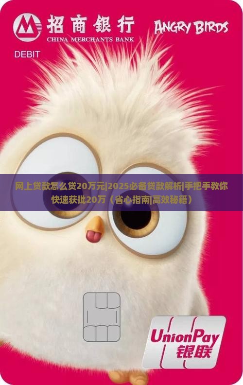 网上贷款怎么贷20万元