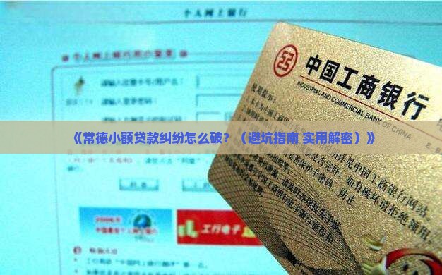 常德小额贷款纠纷