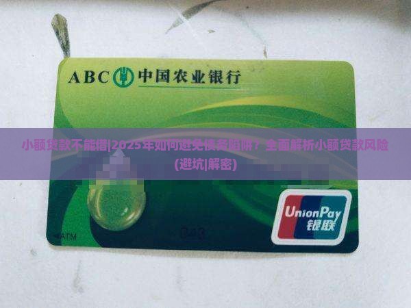 小额贷款不能借