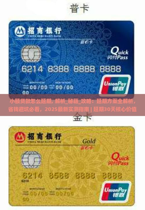 小额贷款怎么延期