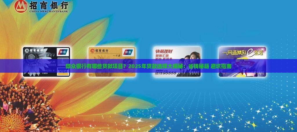 微众银行有哪些贷款项目