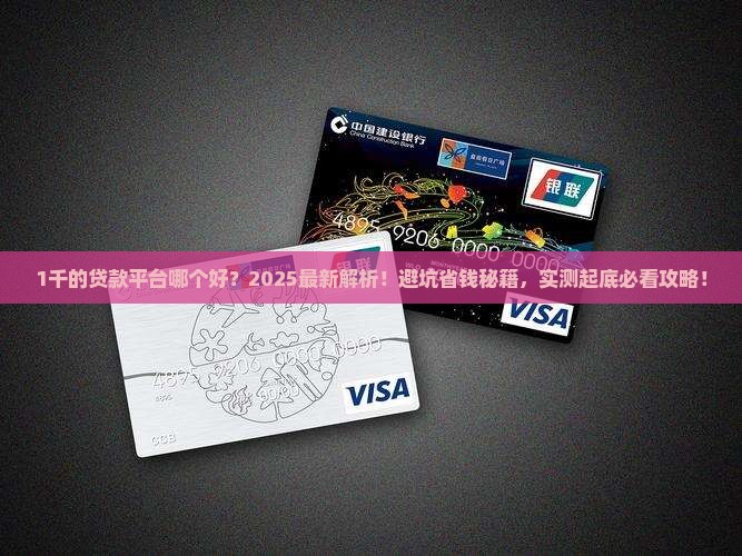 1千的贷款平台哪个好