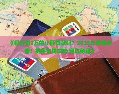 银行有2万的小额贷款吗