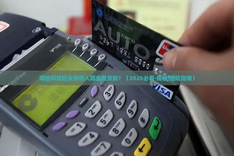 哪些科技公司做金融贷款