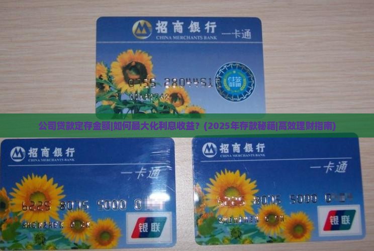 公司贷款定存金额