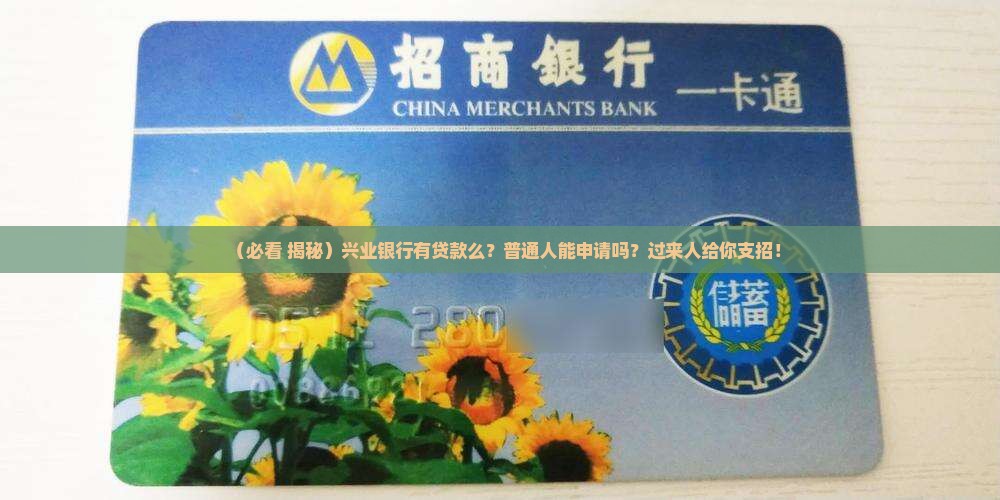 兴业银行有贷款么