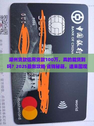 湖州贷款信用贷款100万