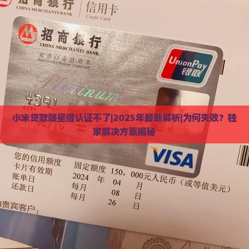 小米贷款随星借认证不了