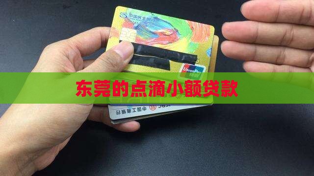 东莞的点滴小额贷款 东莞的点滴小额贷款