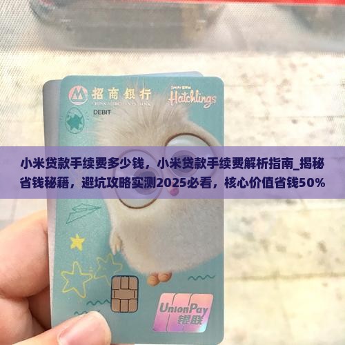 小米贷款手续费多少钱