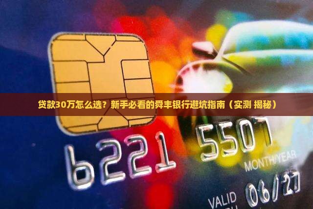 舜丰银行贷款30