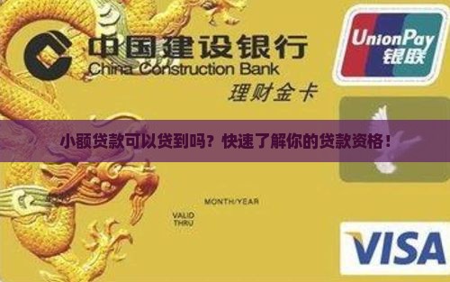 小额贷款可以贷到吗