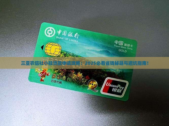 三亚农信社小额贷款申请