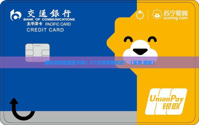 如何查浦发贷款进度明细
