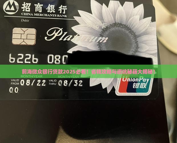 前海微众银行下属贷款
