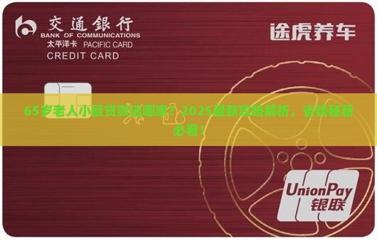 适合65岁的小额贷款