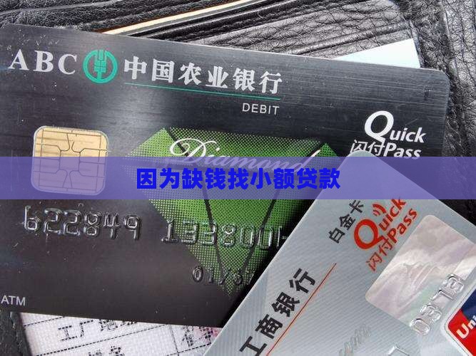 因为缺钱找到小额贷款