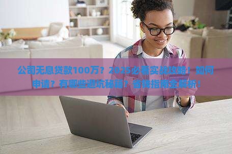 公司无息贷款100万