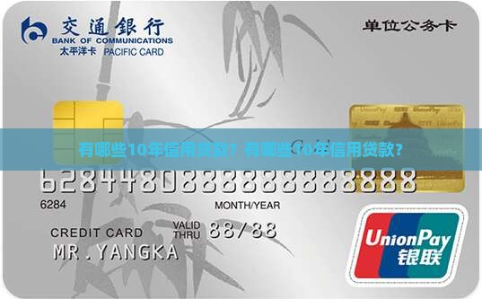 有哪些10年信用贷款