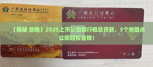 上市公司银行低息贷款