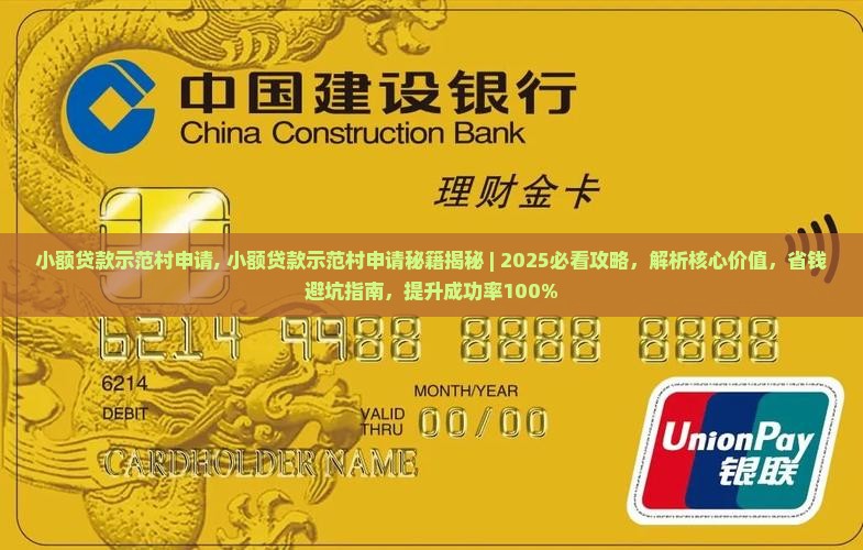 小额贷款示范村申请