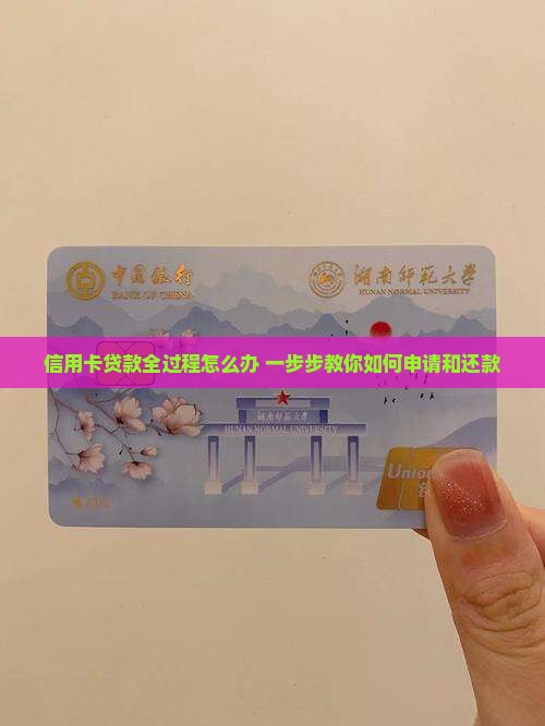 信用卡贷款全过程怎么办