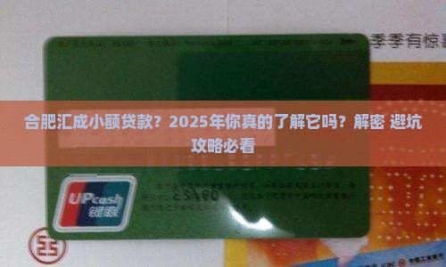 合肥汇成小额贷款