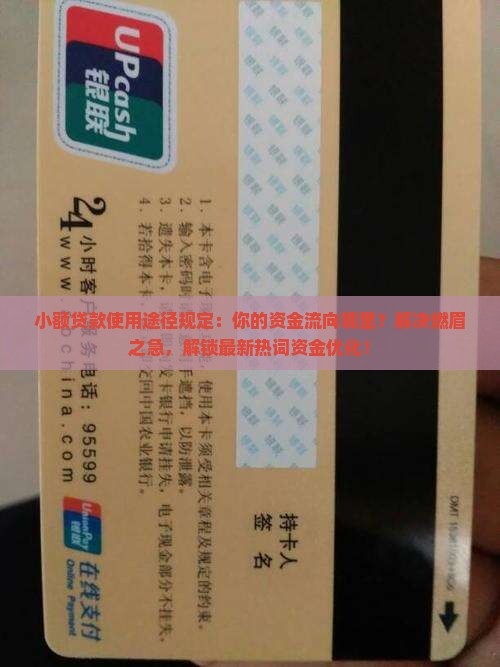 小额贷款使用途径规定