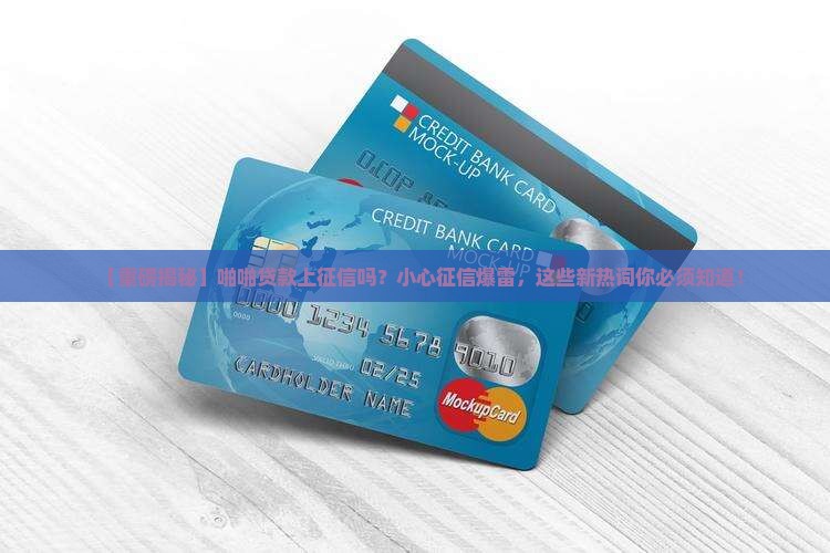 啪啪贷款上征信吗