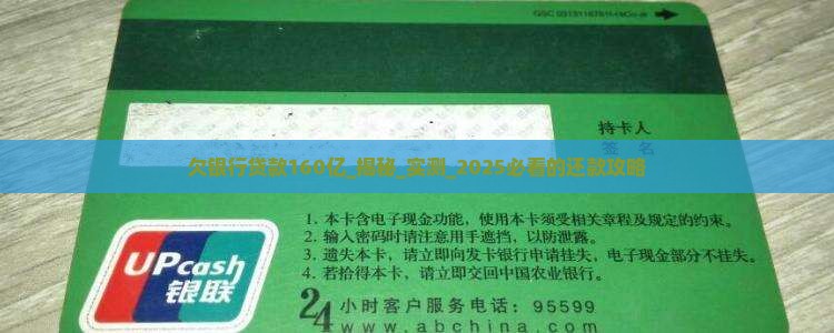 欠银行贷款160亿