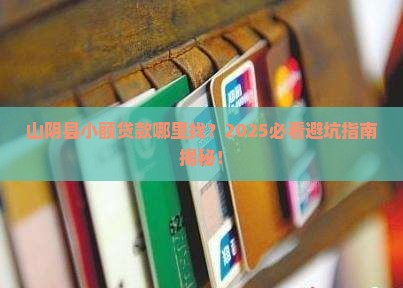 山阴县哪里有小额贷款