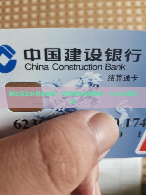 公务员信用贷款副处级