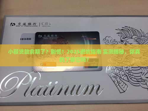 小额贷款俞期了