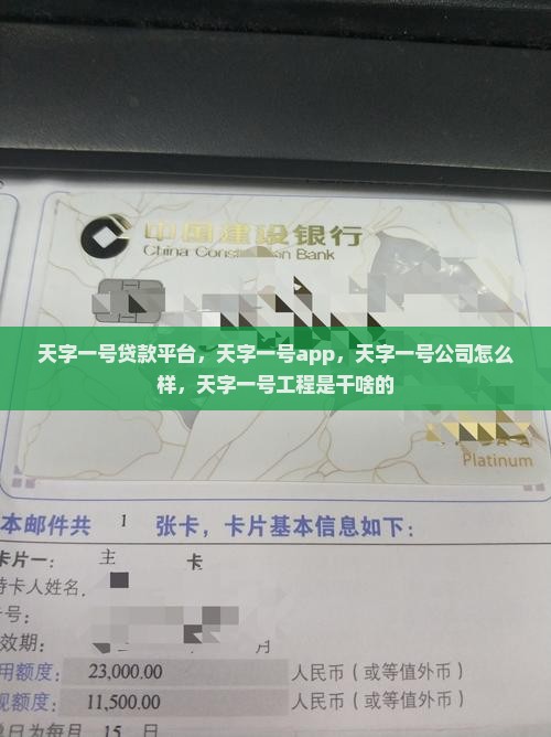 天字一号贷款平台