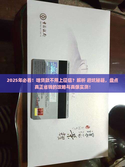 啥贷款不用上征信