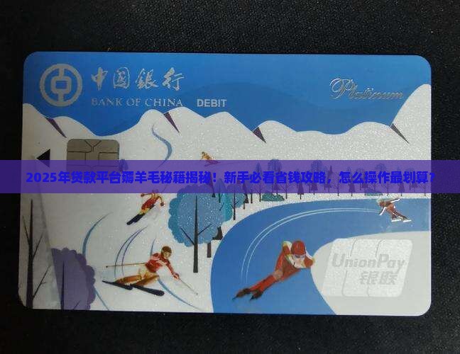 如何在贷款平台薅羊毛