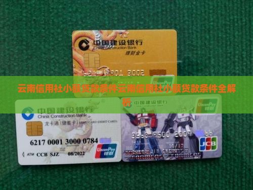 云南信用社小额贷款条件