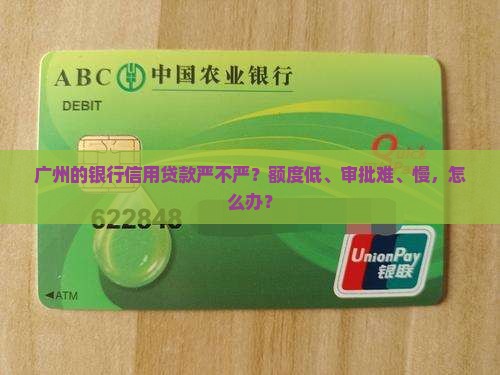 广州的银行信用贷款严不严