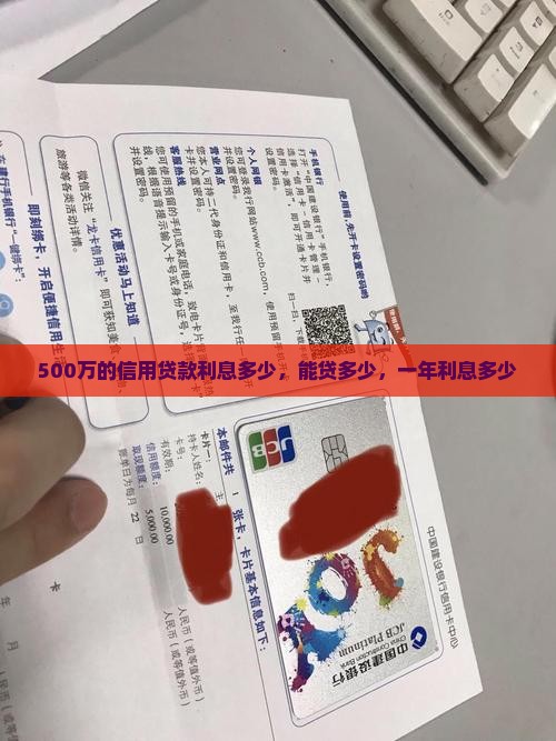 500万的信用贷款