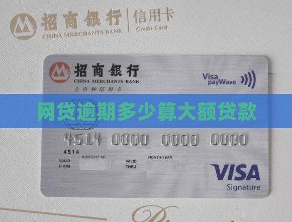一个平台欠多少算大额贷款